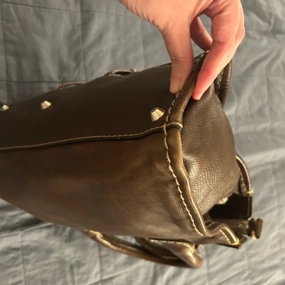 Chloe Edith Day Bag - Satchel - Dark Brown - Picture 4 of 16